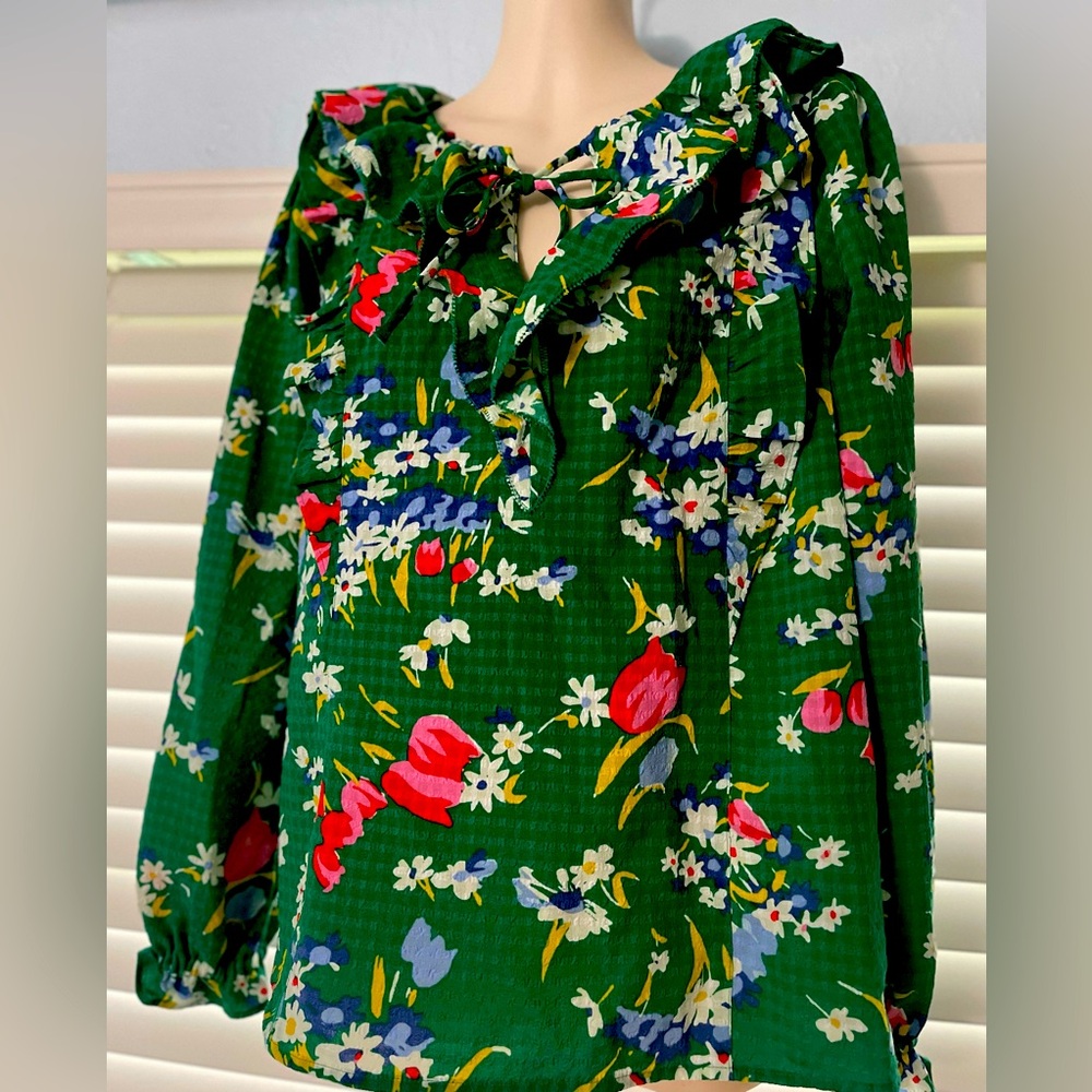 Green Loft blouse.